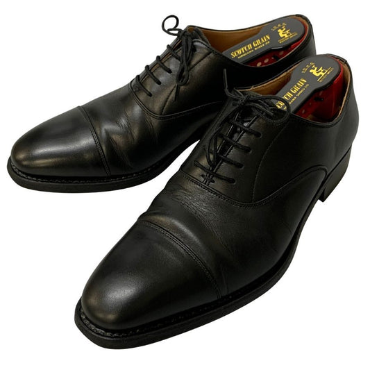 スコッチグレイン ストレートチップ レザー T0326 百貨店限定モデル メンズ ブラック サイズ25 SCOTCH GRAIN 約25.0cm【AFD12】