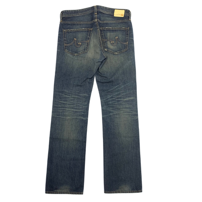 Good Condition ◆AG Adriano Goldschmied Straight Denim Pants Men's Size 33 Indigo Made in USA AG Adriano Goldschmied [AFB5] 