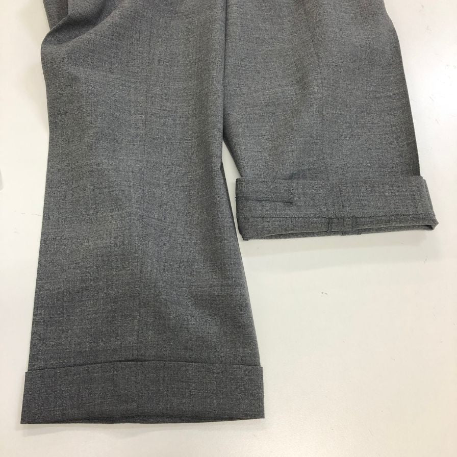 ベルナールザンス ×ビームス ウール混合 スラックス パンツ メンズサイズ US28  グレー BERNARD ZINS × BEAMS 【AFB30】