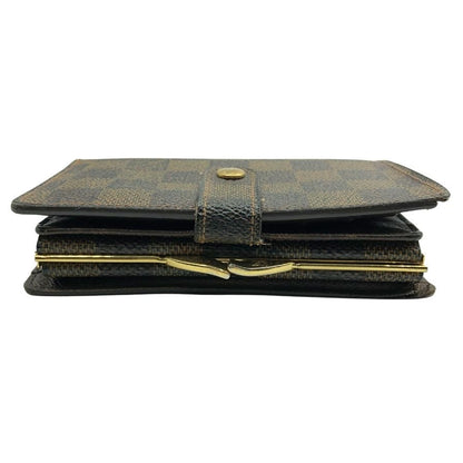 ルイヴィトン コンパクトウォレット モノグラム ポルトモネビエヴィエノワ N61664 財布 レザー ブラウン LOUIS VUITTON【AFI19】