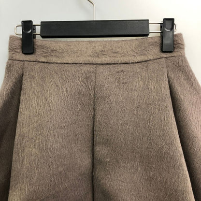 フォクシーニューヨーク コレクション 35257 ボンデッド モヘア フレアスカート レディース ブラウン サイズ38 FOXEY NEW YORK COLLECTION【AFB20】