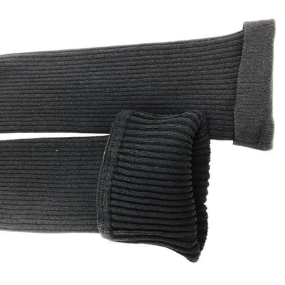 美品◆フォクシー ミニカラー トップス リブ仕様 39908 レディース サイズ38 ブラック FOXEY 【AFB8】