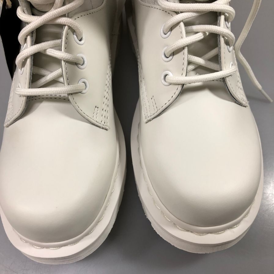 MM6×ドクターマーチン 1460 8ホールブーツ ホワイト サイズ24㎝ Maison Margiela Dr.martens 約24.0cm【AFD15】