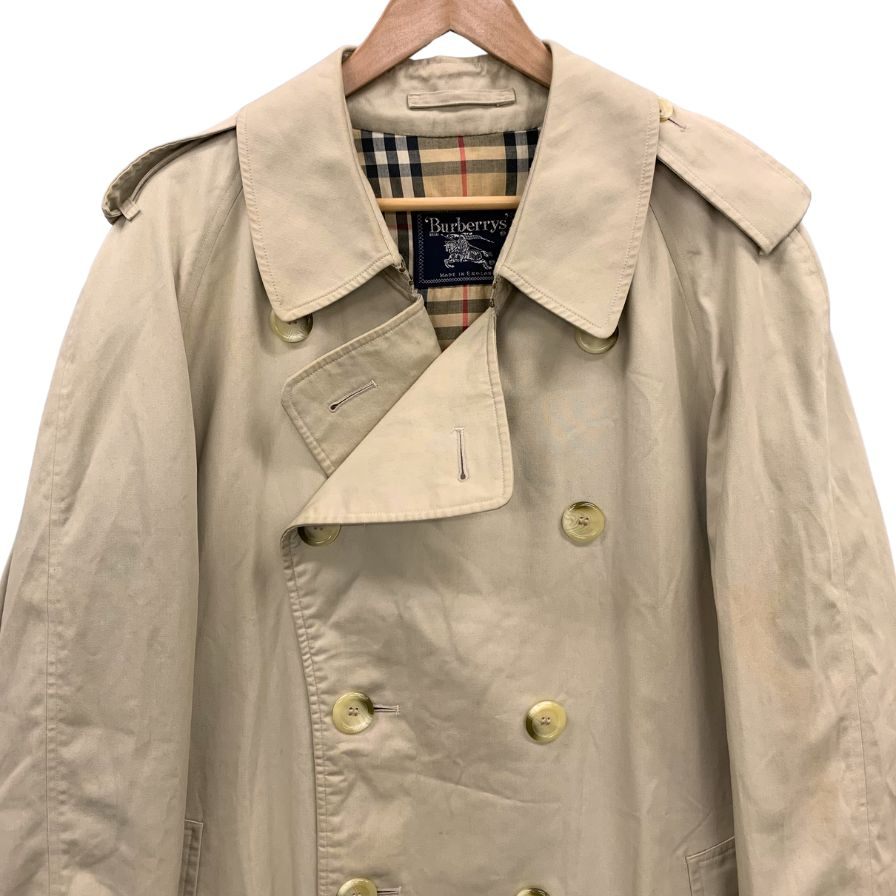 中古□バーバリー バルカラーコート 旧タグ 90S イングランド製