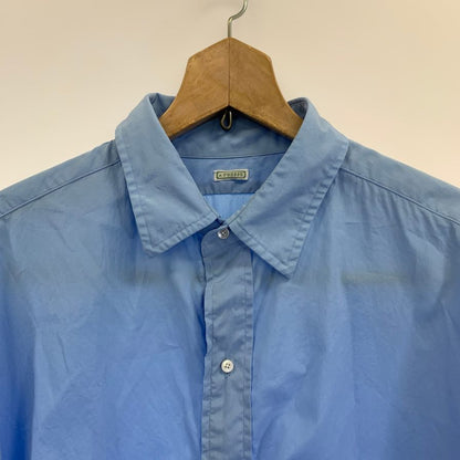 中古◆アプレッセ 長袖シャツ 25SA-02-08H メンズ サイズ3 ブルー A.PRESSE 【AFB3】