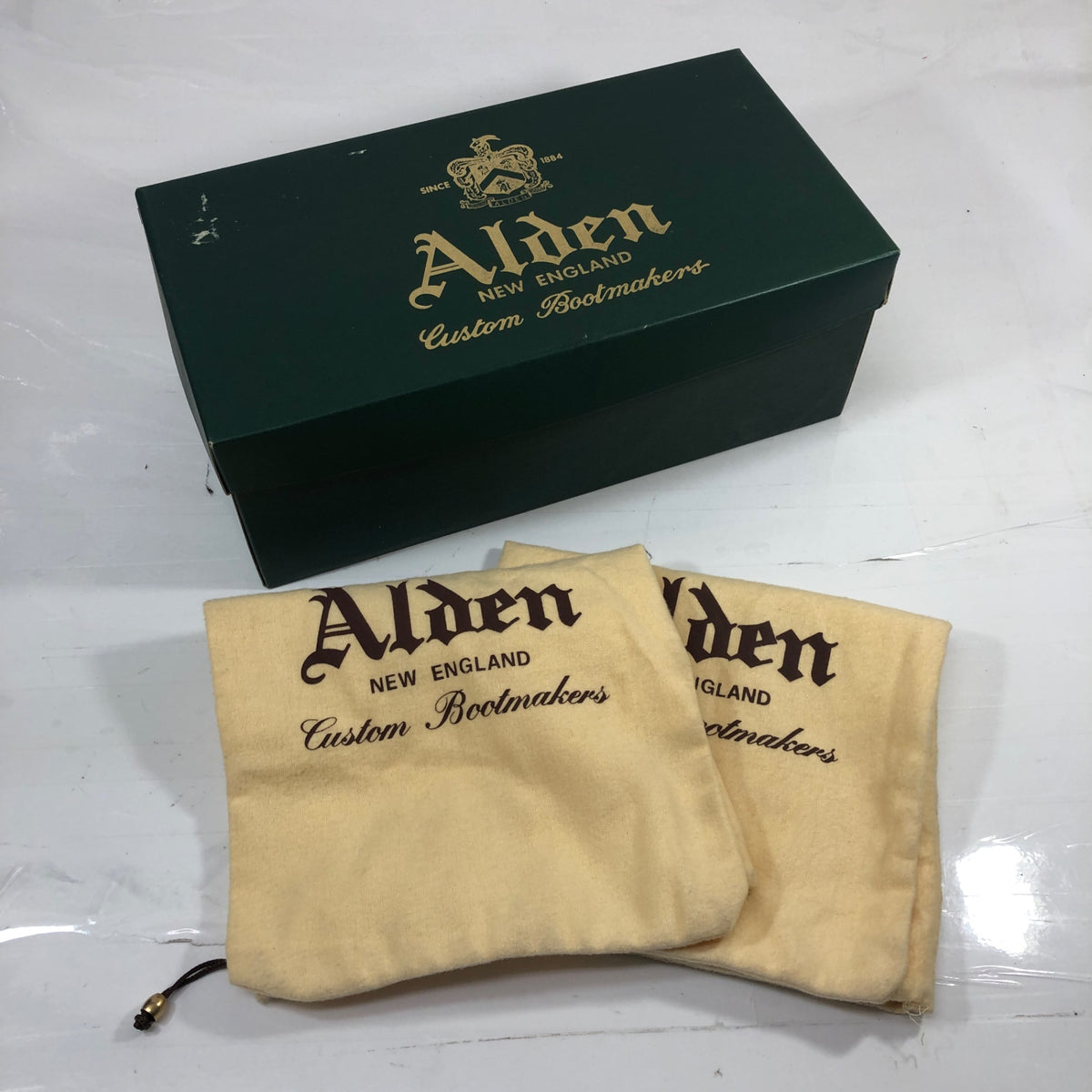 オールデン レザーシューズ Vチップ モディファイドラスト 54672 カーフ サイズ7D メンズ ブラウン Alden ビジネスシューズ 約25.0cm【LA】【中古】