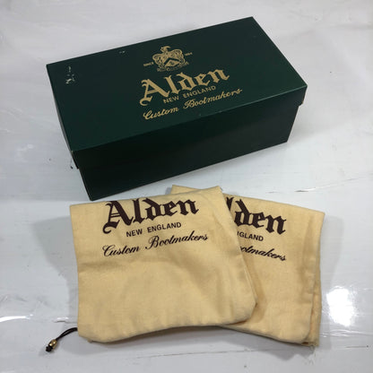 オールデン レザーシューズ Vチップ モディファイドラスト 54672 カーフ サイズ7D メンズ ブラウン Alden ビジネスシューズ 約25.0cm【LA】【中古】