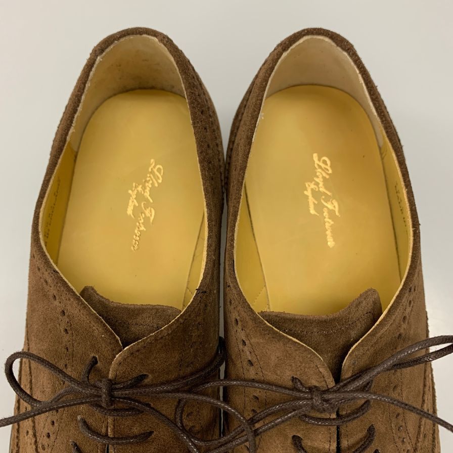 ロイドフットウェア レザーシューズ 2826ER04 ウイングチップ スエード メンズ サイズ7 ブラウン系 Lloyd Footwear 約25.5cm【AFD13】