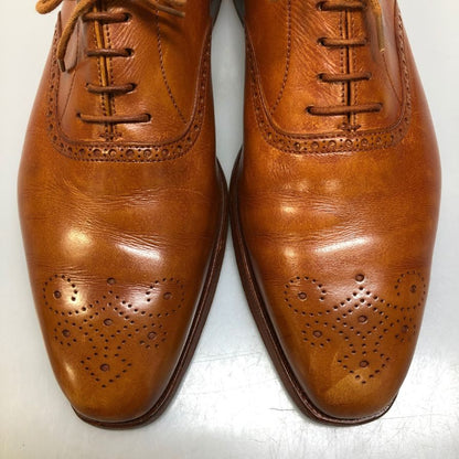 クロケット＆ジョーンズ エッジウェア 5247 X26993 メンズ サイズ 6ハーフ ブラウン CROCKETT&JONES EDGWARE ビジネスシューズ 約25.0cm【LA】【中古】