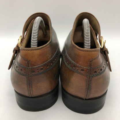 ベルルッティ レザーシューズ シングルモンク パティーヌ メダリオン プレーントゥ メンズ ブラウン系 サイズUK6 Berluti 約25.0cm【PTM】