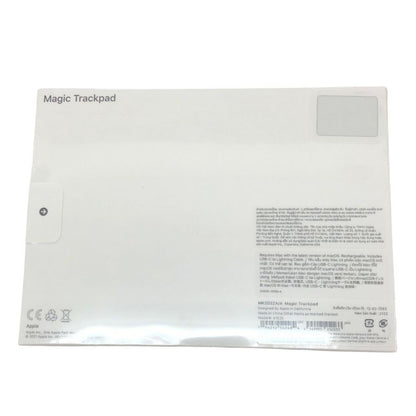 アップル マジック トラックパッド 3 ホワイト 2021年製 White Wireless Model A1535 MK2D3ZA/A Apple Magic Trackpad 3【AFI6】【中古】