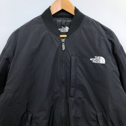 中古◆ノースフェイス 中綿ジャケット NY82452 インサレーションボンバージャケット MA-1 メンズ ブラック サイズM THE NORTH FACE 【AFA24】