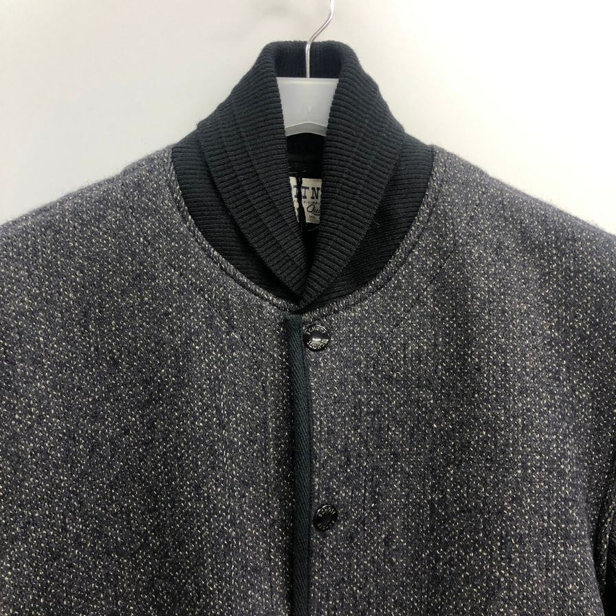 極美品◆ショット 782-4252010 ビーチクロス スタジャン ネイビー×ブラック サイズM Schott 【AFG1】