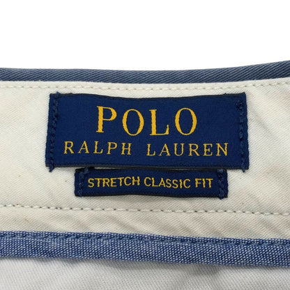 ポロ ラルフローレン ハーフパンツ ショートパンツ チノ ストレッチ クラシック フィット サイズ30 メンズ ブルー系 POLO RALPH LAUREN 【AFB46】
