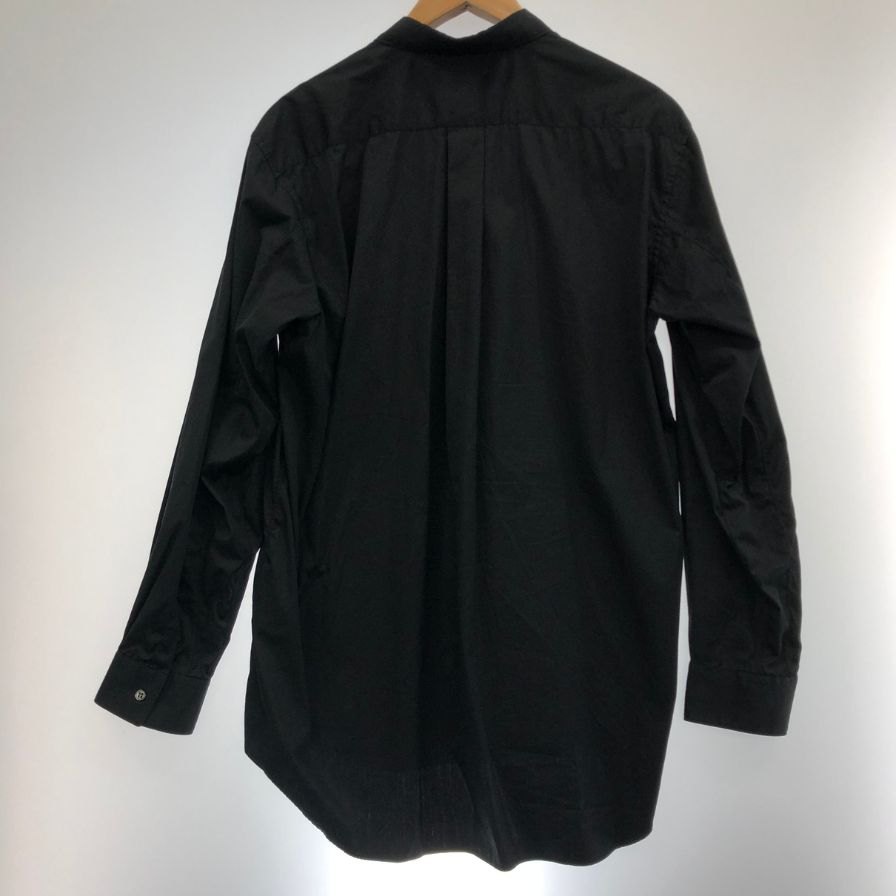 中古◆コムデギャルソンシャツ コットンポプリン レギュラーカラー シャツ FZ-B011 メンズ サイズXL ブラック COMME des GARONS SHIRT 【AFB41】