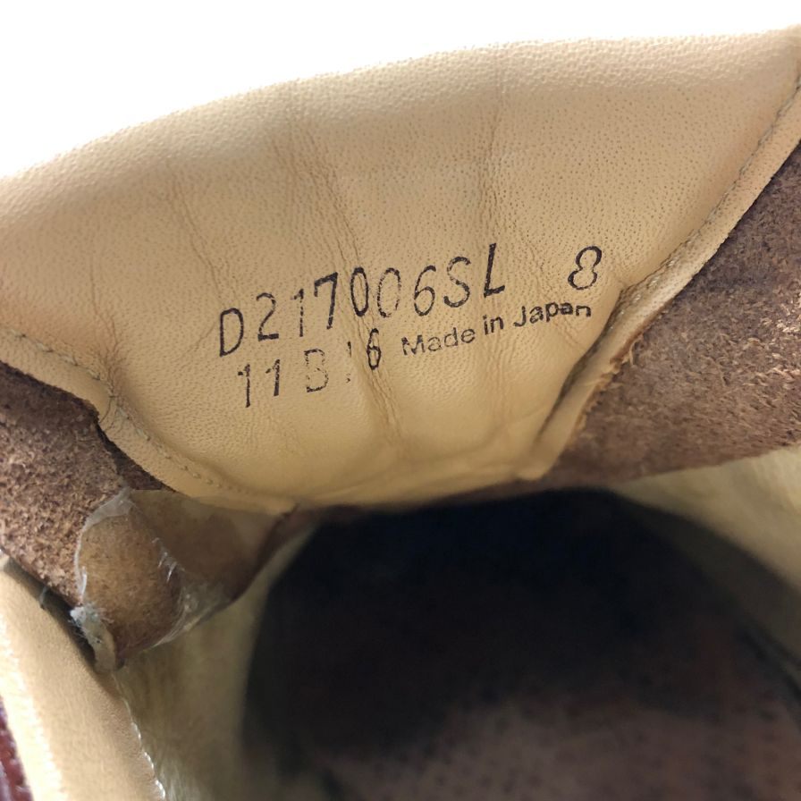 ダナー レザーシューズ D217006SL マウンテンライト ロー 本革 レースアップ ブラウン メンズ サイズ26cm Danner MT.RIDGE LOW 約26.0cm【AFD8】