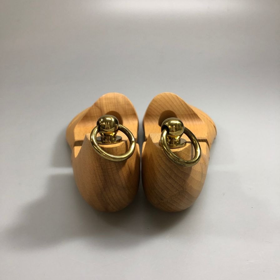 ラ コルドヌリ アングレーズ シューツリー 木製 ベージュ メンズ サイズ42 LA CORDONNERIE ANGLAISE 約27.0cm【AFC6】