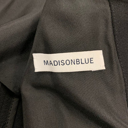 極美品◆マディソンブルー チェスターコート パールボタン ブラック レディース サイズ00 MADISON BLUE 【AFB36】
