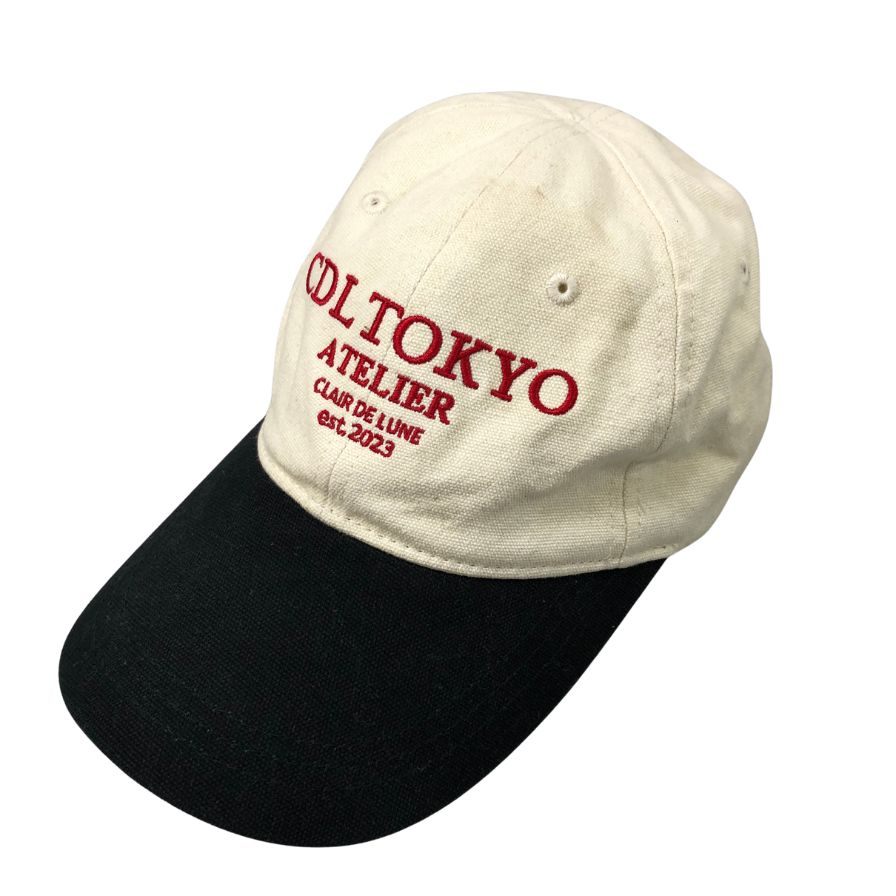 シーディーエル キャップ ワンポイントロゴ ベージュ ユニセックス サイズM CDL TOKYO【AFI19-2】