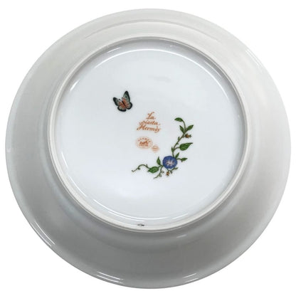 エルメス シエスタ ディーププレート 花柄 総柄 約19.5㎝ HERMES【AFI28】【中古】