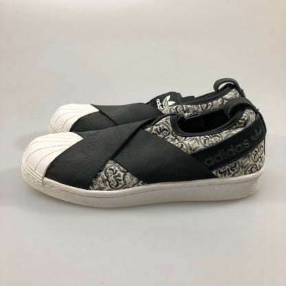アディダス スリッポン BY9141 ブラック系 レディース サイズ22.5 adidas 約22.5cm【AFC46】