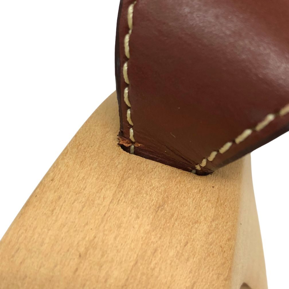 ラ コルドヌリ アングレーズ シューツリー 木製 レザーフラップ付 メンズ サイズ38 LA CORDONNERIE ANGLAISE 約26.5cm【AFC44】