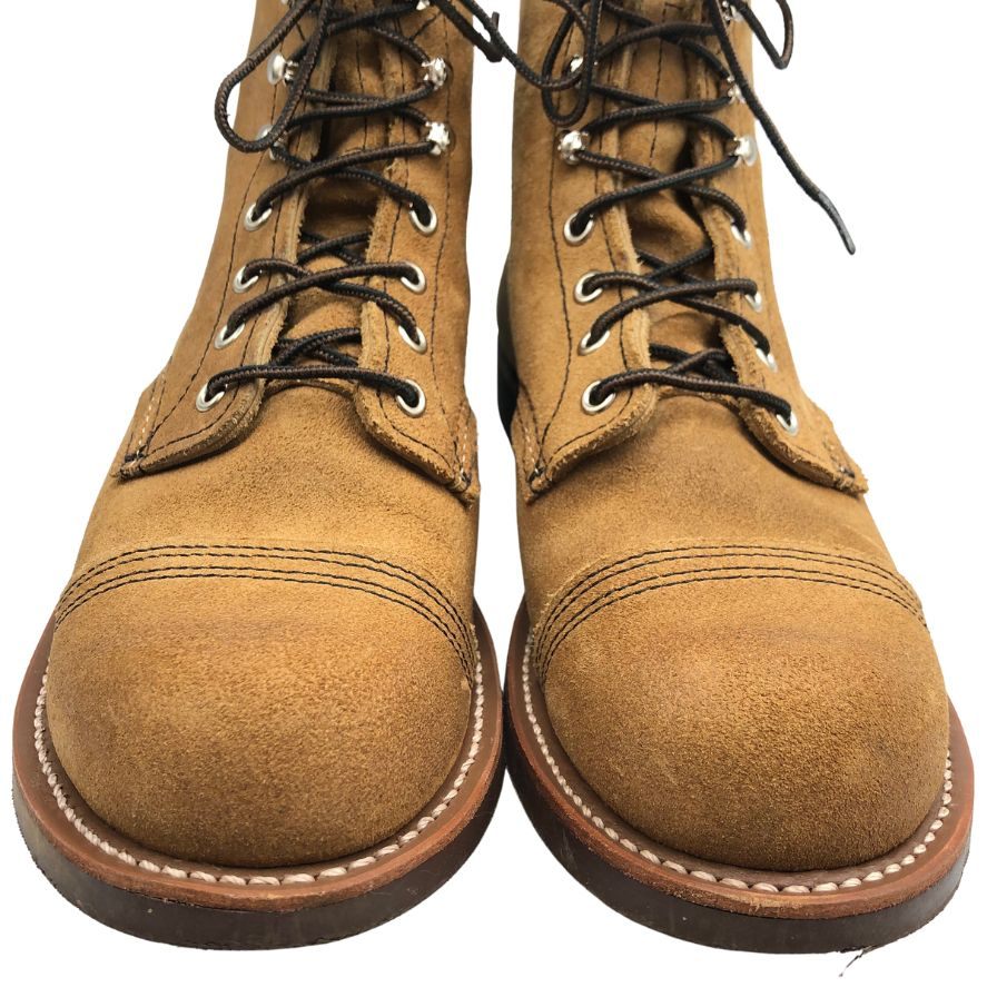 レッドウィング アイアンレンジャー 8083  メンズサイズ UK7.5 ブラウン RED WING 約26.5cm【AFC45】