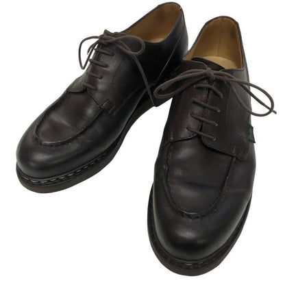パラブーツ シャンボード Uチップ ダークブラウン メンズ サイズ UK8 Paraboot ビジネスシューズ 約26.5cm【LA】【中古】