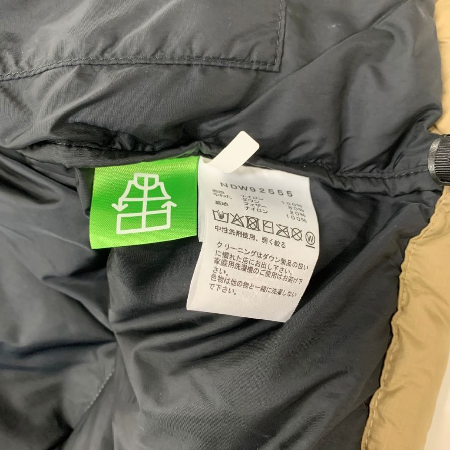 ザ ノース フェイス NDW92555 ショートヌプシジャケット レディース ベージュ サイズS THE NORTH FACE【LA】