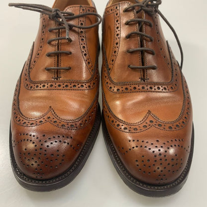 トリッカーズ ノーフォーク ウイングチップ ブラウン サイズUK6.5 Tricker's ビジネスシューズ 約25.5cm【LA】【中古】
