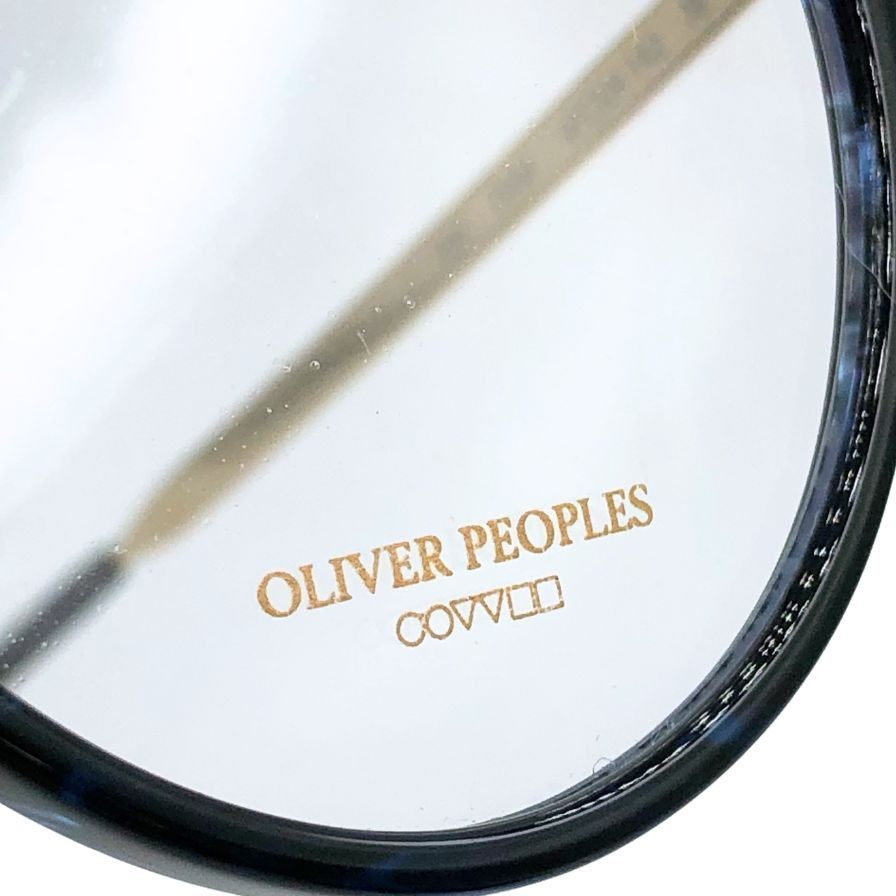 オリバーピープルズ メガネ サングラス 505 リミテッドエディション 47□24-142 ブルー系×ゴールド OLIVER PEOPLES【AFI7】
