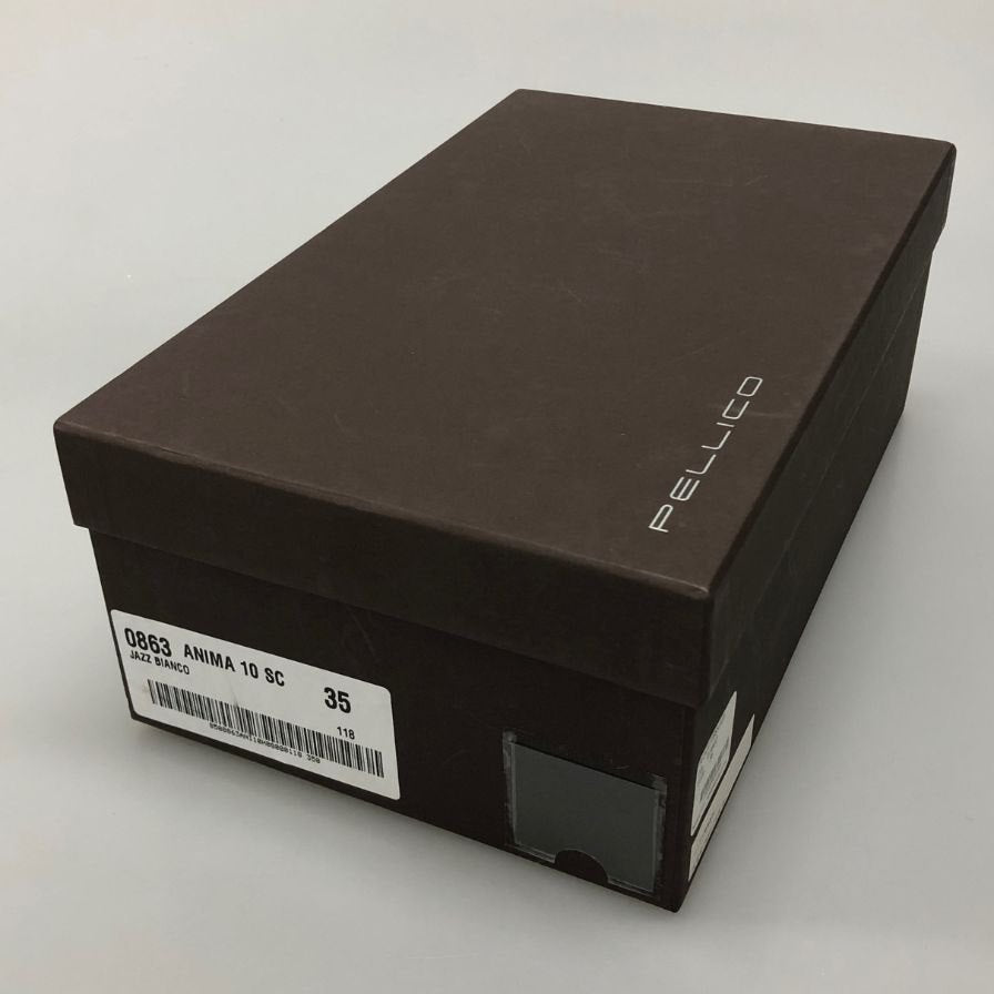 ペリーコ パンプス フラワーモチーフ ホワイト系 35 PELLICO 約21.5cm【AFD9】