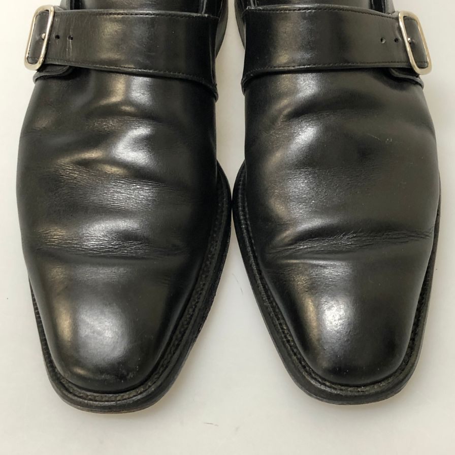 ジョセフチーニー シングルモンク レザーシューズ ブラック メンズ サイズ6 JOSEPH CHEANEY 約25.0cm【PTM5】