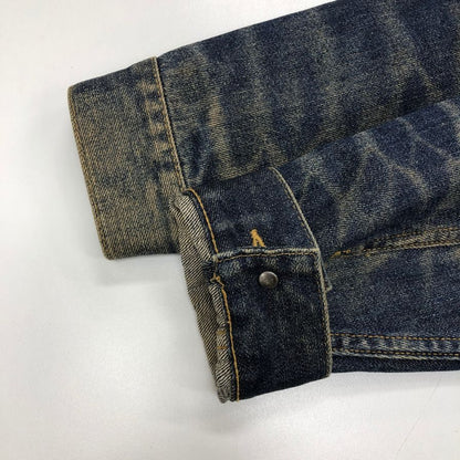 美品◆ラングラー デニムジャケット M4701 サイズL メンズ ブルー系 Wraugler 【AFB8】