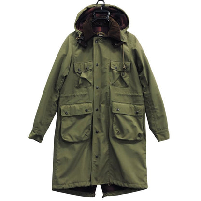 極美品◆ウエストライド モッズコート M47 内側チェック カーキ メンズ サイズ36 WESTRIDE 【AFA3】