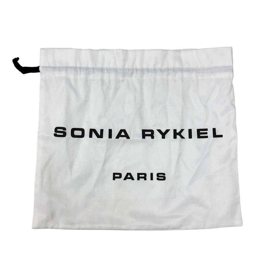 ソニアリキエル チェーンショルダーバッグ スパンコール シルバー金具 ネイビー×シルバー レディース SONIA RYKIEL【AFE4】