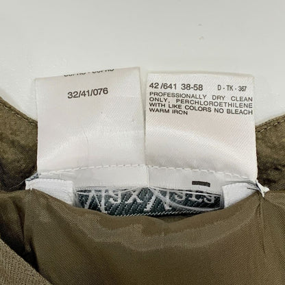 マックスマーラ オールインワン つなぎ オーバーオール リネン混 サイズ38 カーキ系 レディース MaxMara 【AFB46】