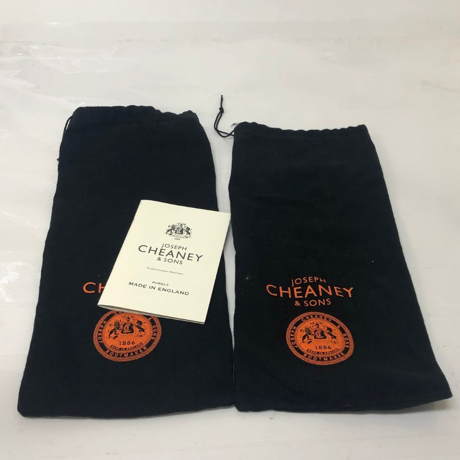ジョセフチーニー セミブローグ ウィルフレッド カーフ ブラウン サイズUK7F JOSEPH CHEANEY 約25.5cm【AFD1】