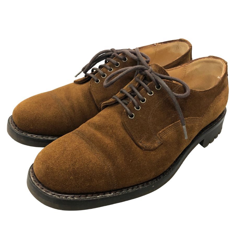 ジョセフ チーニー レザーシューズ ウィンフェル スエード  メンズ サイズ8.5F ブラウン JOSEPH CHEANEY WHINFELL スエードシューズ 約26.5cm【LA】【中古】