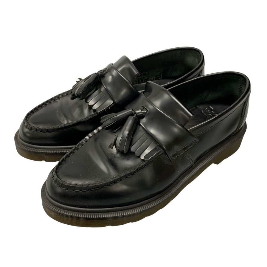 美品◆ドクターマーチン タッセルローファー エイドリアン ADRIAN 14573001 ブラック UK6 Dr.Martens【AFD14】