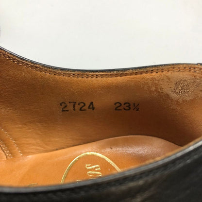 スコッチグレイン レザーシューズ シャインオアレインIII 外羽根 2724 ブラック サイズ23.5 SCOTCH GRAIN ビジネスシューズ 約23.5cm【LA】【中古】
