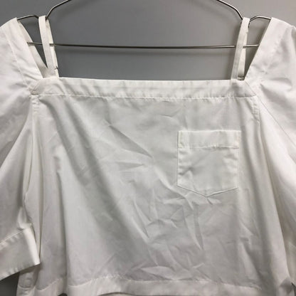 新品同様◆サカイ 25SS プルオーバーシャツ Cotton Poplin Pullover ホワイト レディース サイズ1 25ｰ07745 Sacai 【AFB19】