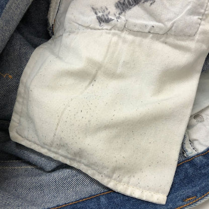 メゾン カサノバ デニムパンツ リメイク クロスパッチ ブルー メンズ サイズ表記なし MAISON CASANOVA 【AFB28】