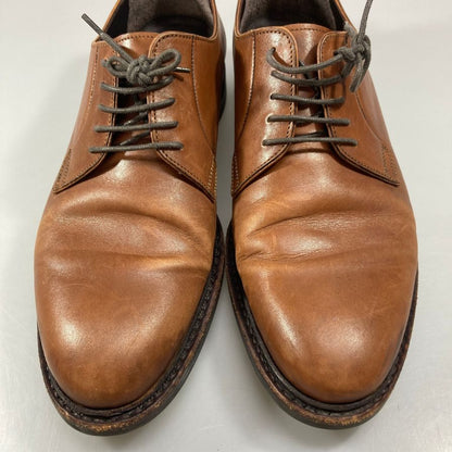 ジャランスリワヤ プレーントゥ 98651 EDWARD カーフ ブラウン サイズUK9.5 Jalam Sriwijaya ビジネスシューズ 約28.0cm【LA】【中古】