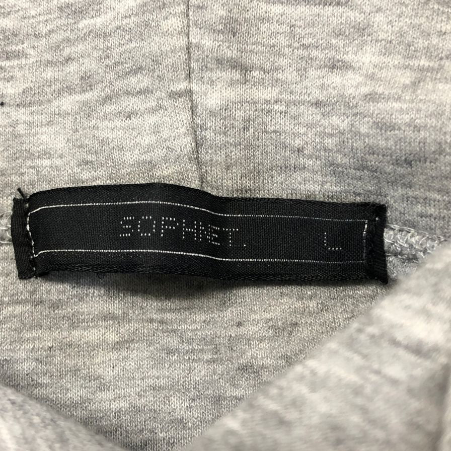 美品◆ソフネット パーカー サイドポケット グレー メンズ サイズL SOPHNET. 【AFB6】