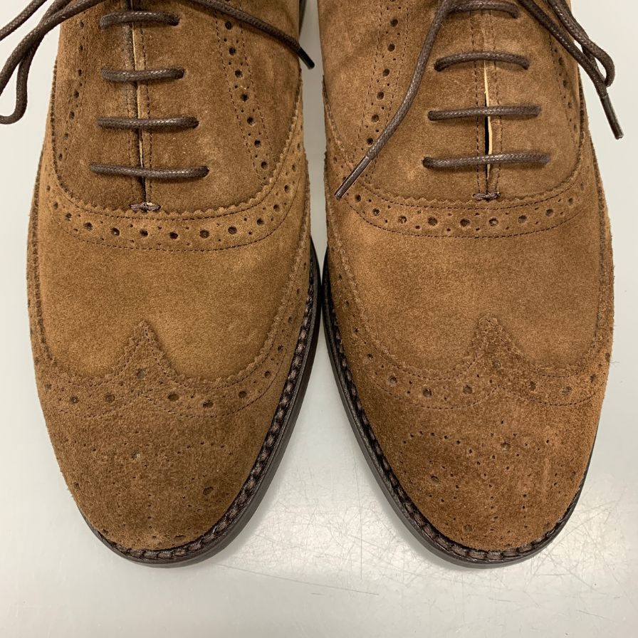 ロイドフットウェア レザーシューズ 2826ER04 ウイングチップ スエード メンズ サイズ7.5 ブラウン系 Lloyd Footwear 約26.0cm【AFD12】