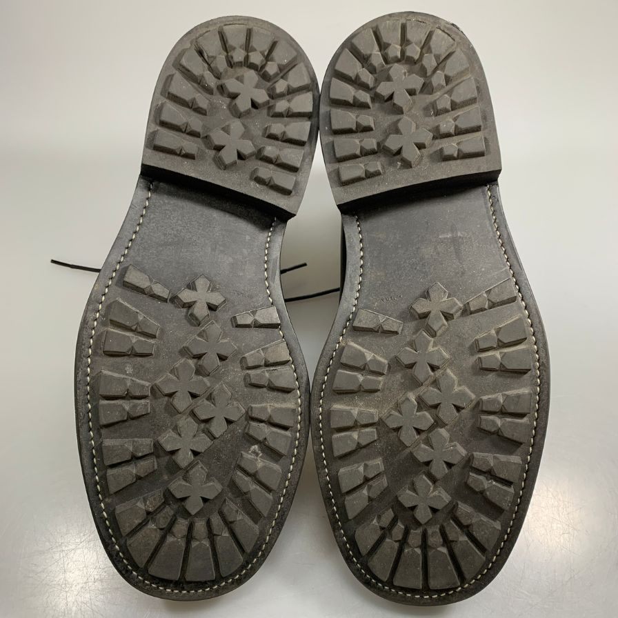 シルバノマッツァ モンキーブーツ カーフ ブラック サイズUK7.5 Silvano Mazza 約26.0cm【AFD13】