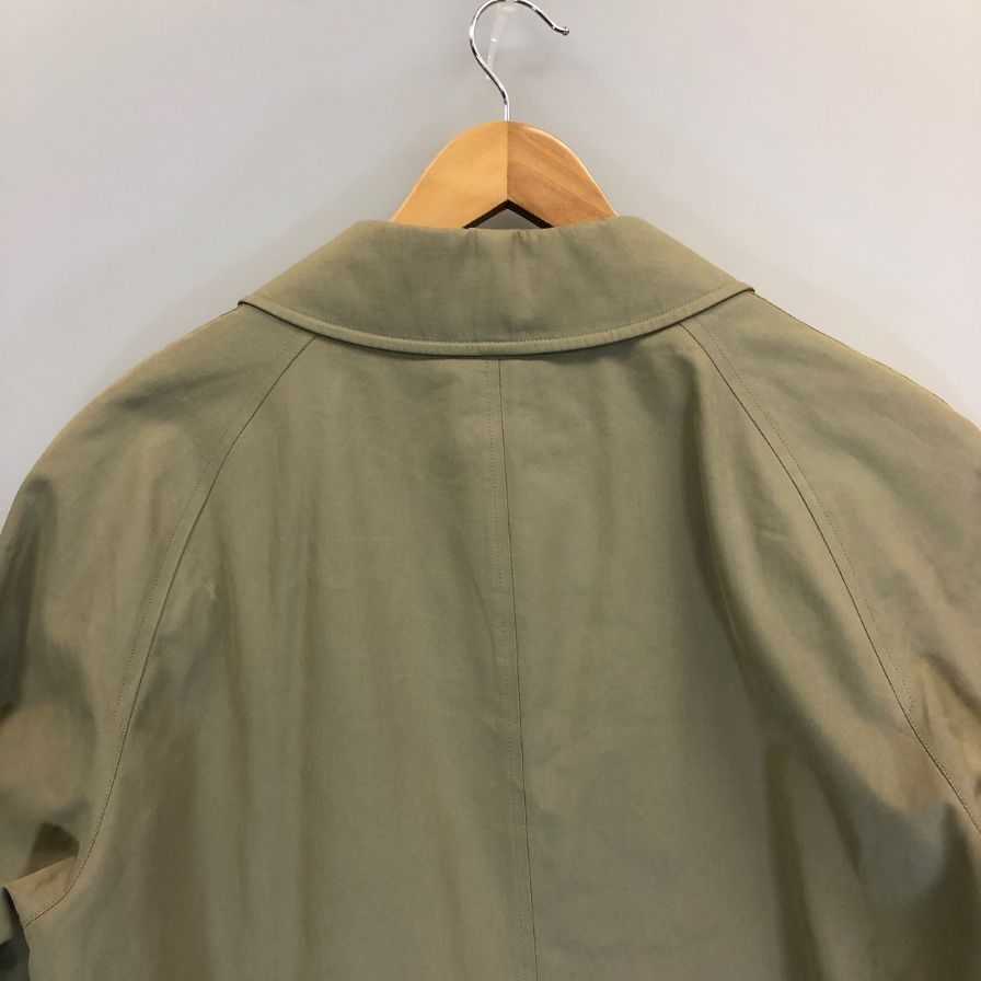 美品◆バーバリー バルカラーコート 80S ライナー付き イングランド製 ベージュ メンズ サイズ表記なし Burberry 【AFA16】