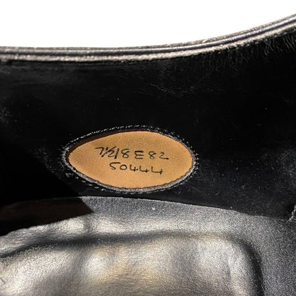 エドワードグリーン レザーシューズ ストレートチップ チェルシー 82ラスト ブラック UK7.5E EDWARD GREEN CHELSEA ビジネスシューズ 約26.5cm【LA】【中古】