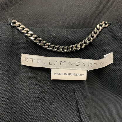 美品◆ステラマッカートニー 1Bジャケット ブラック×ピンク レディース サイズ42 STELLA McCARTNEY 【AFB5】